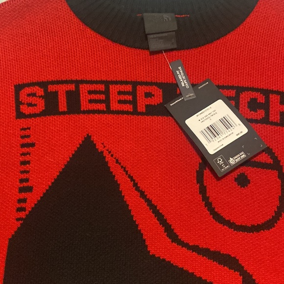 The North Face Black Series Knit Wool Hautered Men's Top - Picture 3 of 3